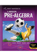 Pre-Algebra Book 